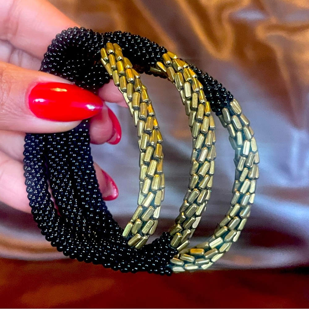 Sashka & Co. Nepalese glass bead bracelet
